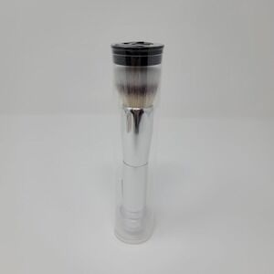 IT Cosmetics Heavenly Luxe Double Airbrush Foundation Face Brush Silver‎ New